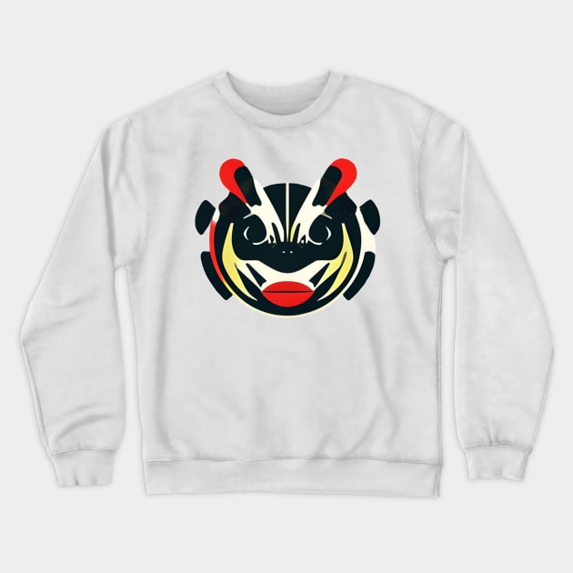 scary face Crewneck Sweatshirt by mdr design